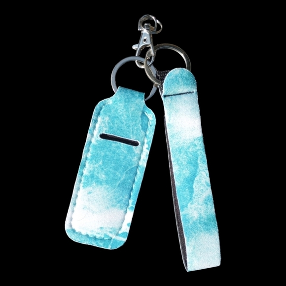 5 / $25 Lip Balm Holder Keychain Pineapple Lipstick Keychain Tropical Keyring - Picture 13 of 16